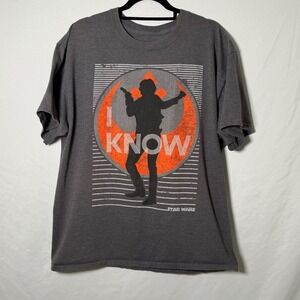 Disney Star Wars Men's I know Tee Sz XL